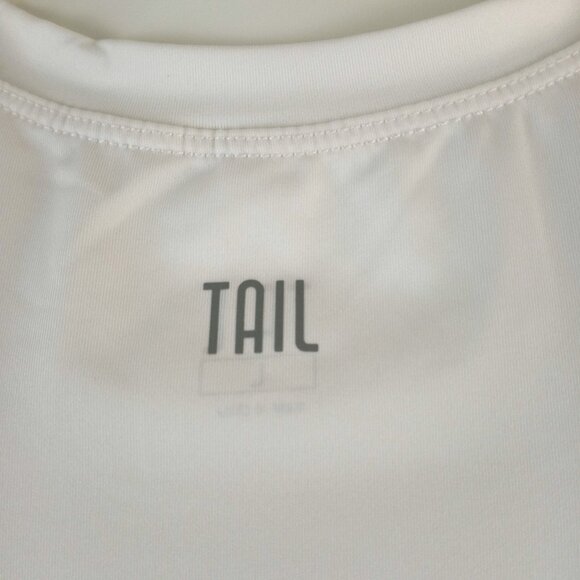 TAIL Sarita White Racerback Tennis Tank Womens L - Picture 4 of 6